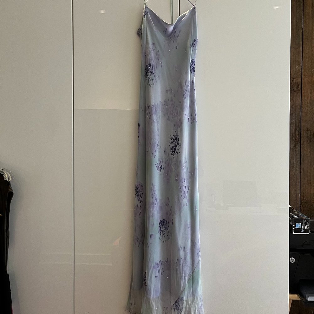 Laundry Long Pastel Floral Dress